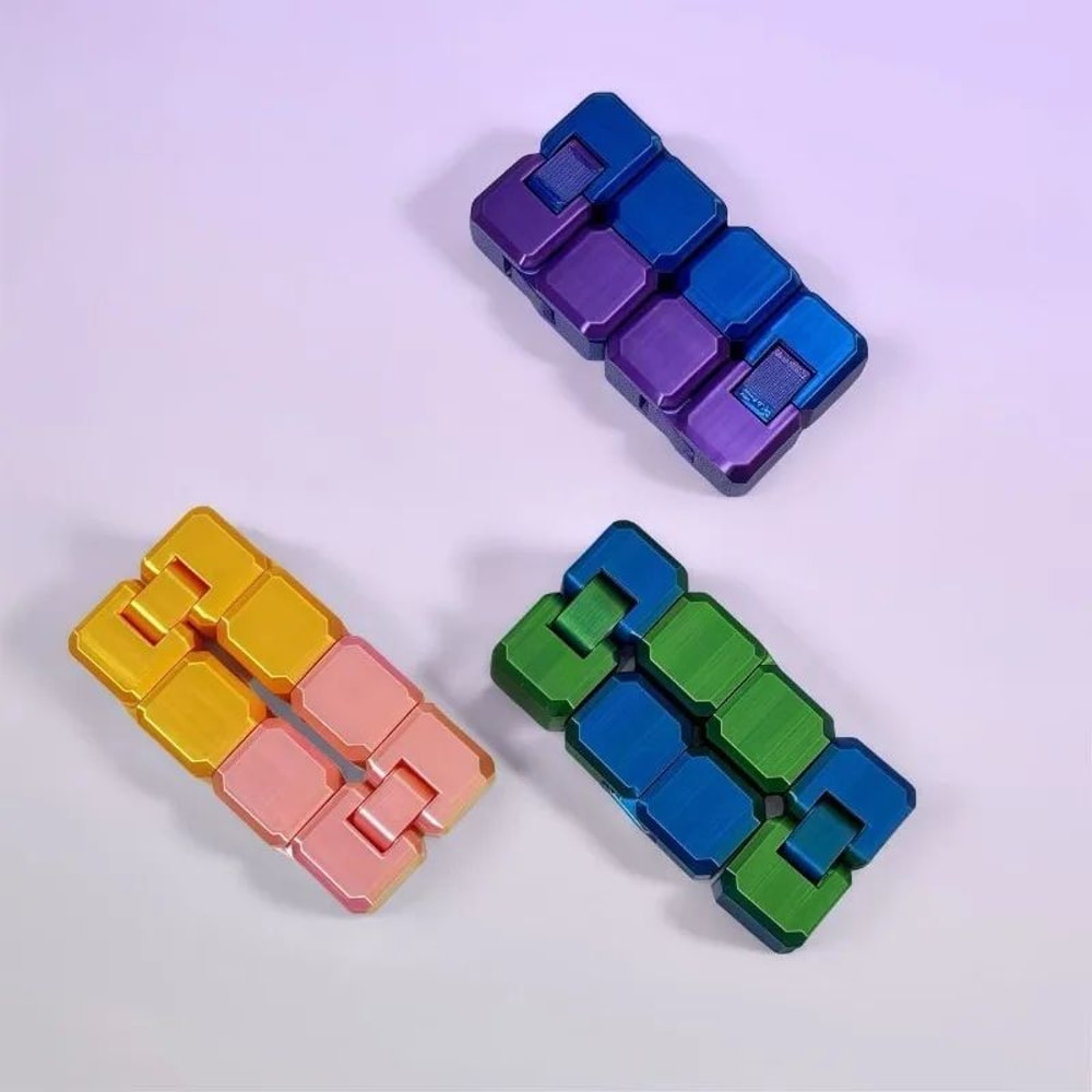 Infinity Cube Stress Relief Toy Premium Metal Fidget Cube For Anxiety Relief Focus 3