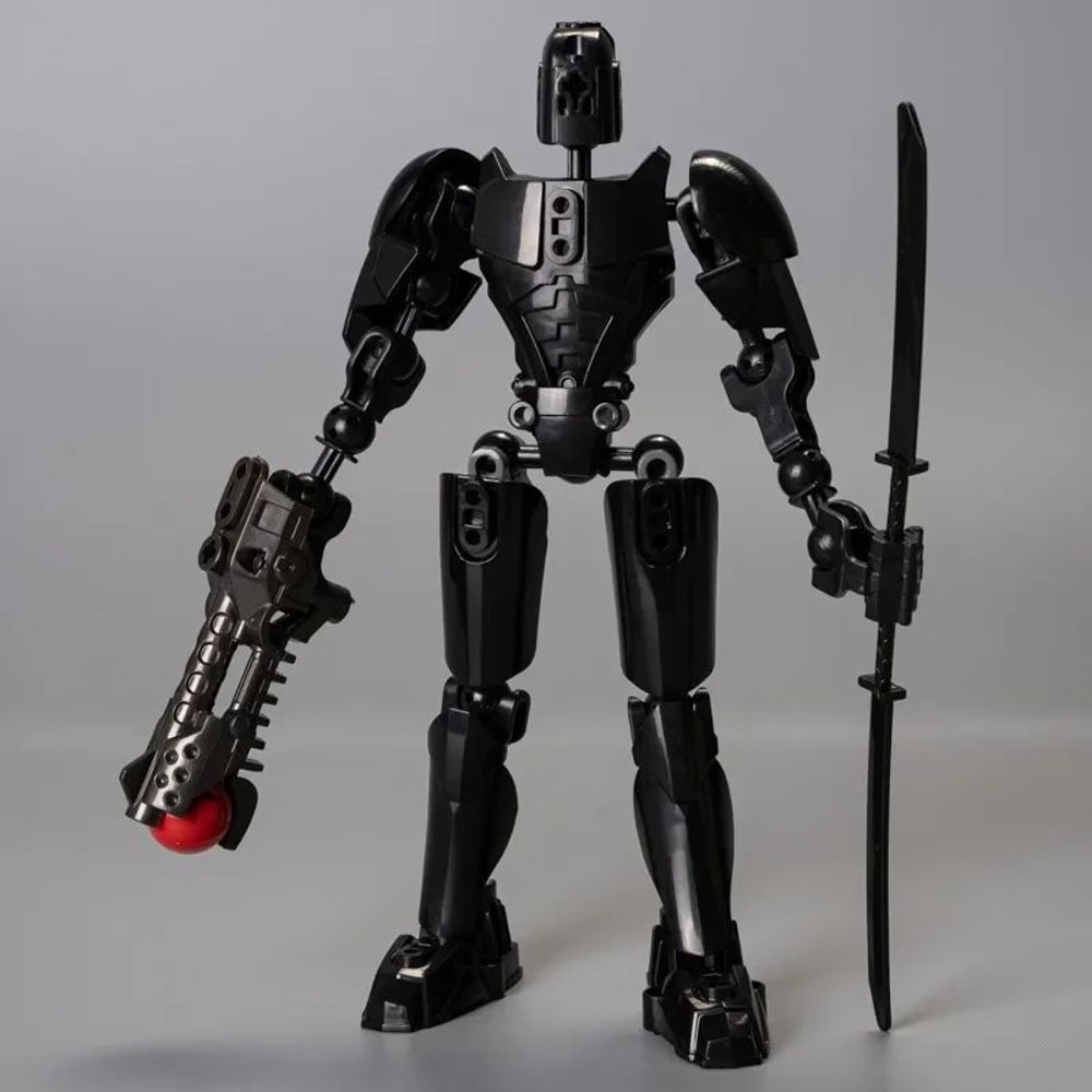 Dummy 13 Building Block Warrior MultiJointed Poseable 3D Printed Mannequin Action Figure 0