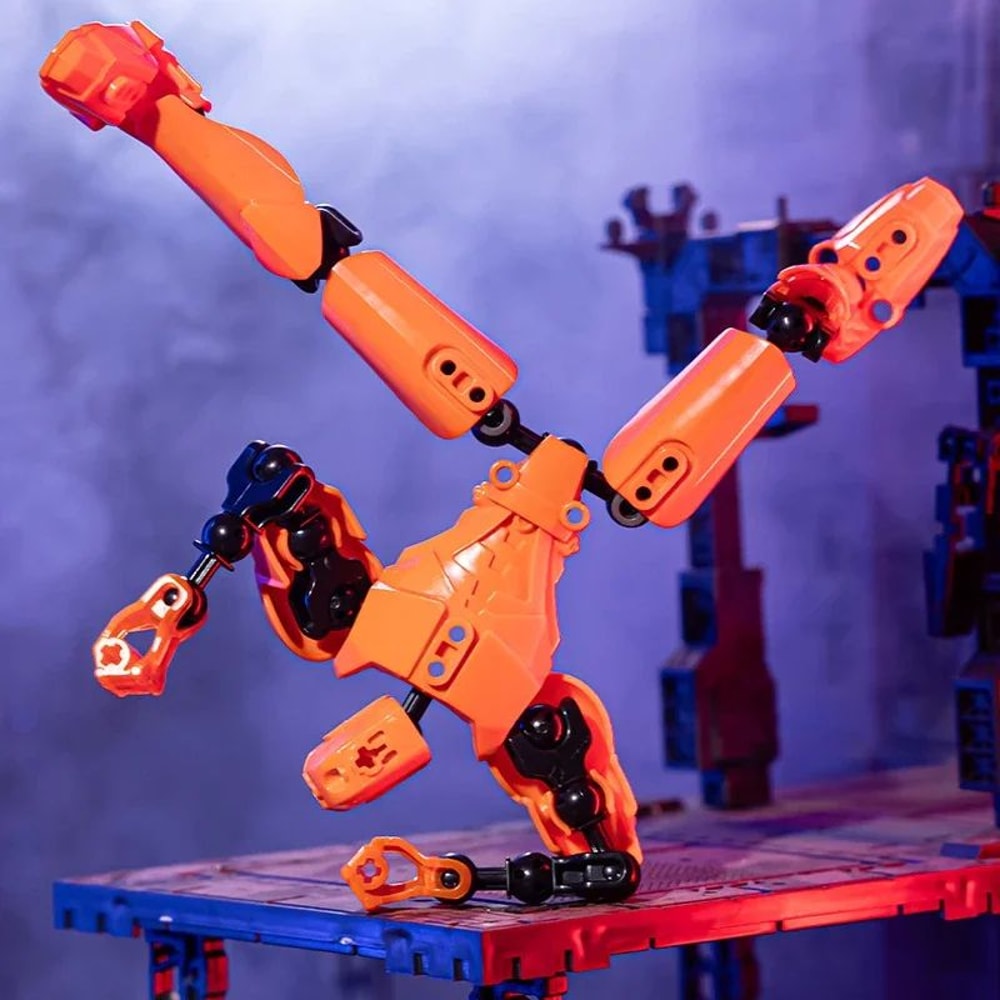 Dummy 13 Building Block Warrior MultiJointed Poseable 3D Printed Mannequin Action Figure 2