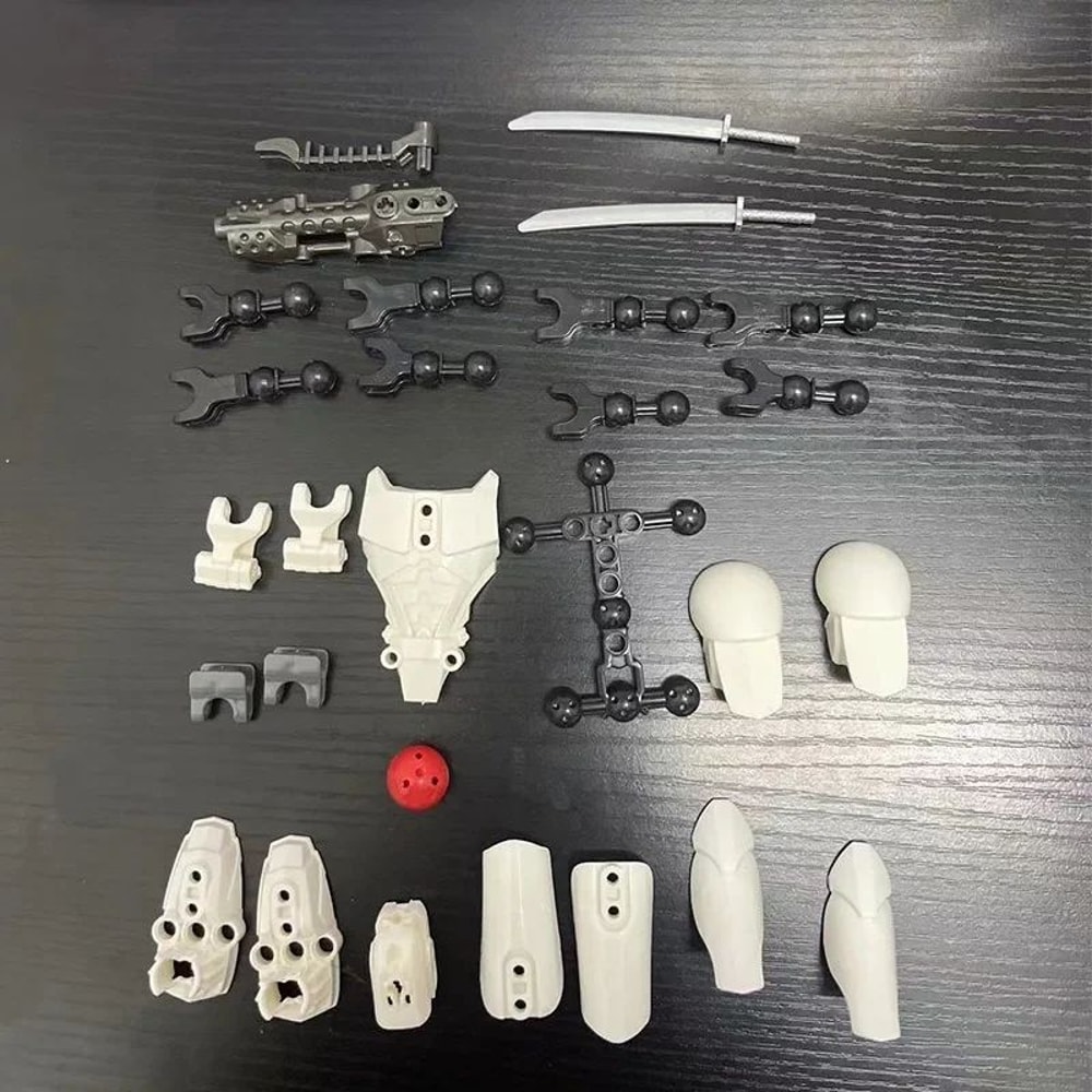 Dummy 13 Building Block Warrior MultiJointed Poseable 3D Printed Mannequin Action Figure 4