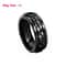 Stainless Steel Spinning Chain Ring For Men Rotating Anxiety Relief Fidget Band 7