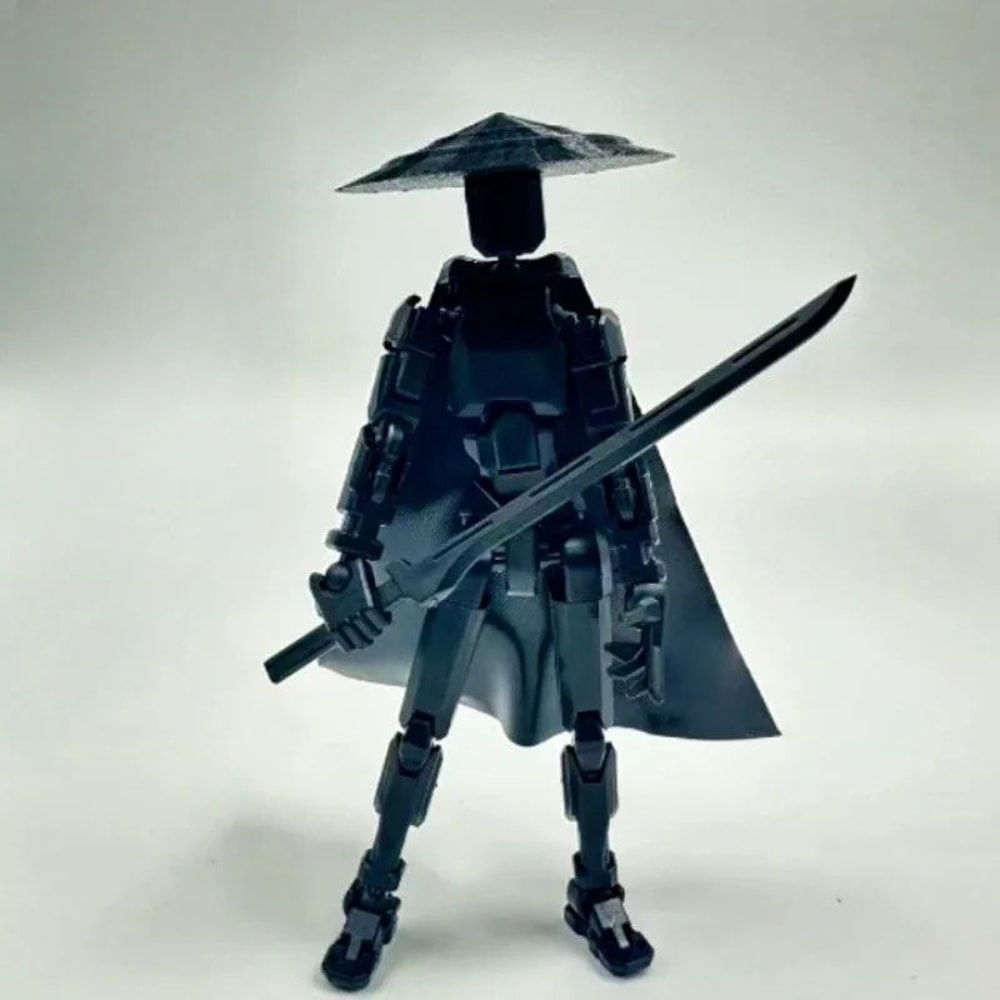 Titan 13 Poseable 3D Printed Action Figure Articulated Robot Mannequin Toy For Creative Play Disp 3