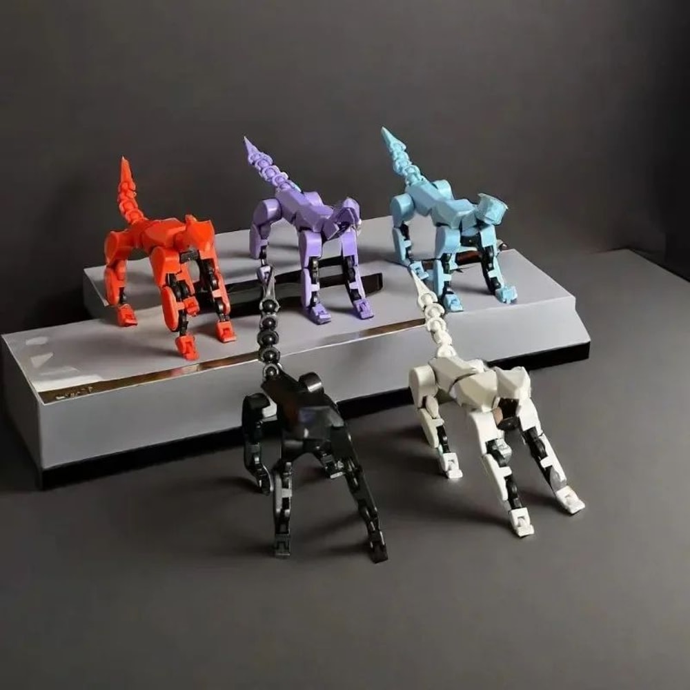 Titan 13 Poseable 3D Printed Action Figure Articulated Robot Mannequin Toy For Creative Play Disp 4