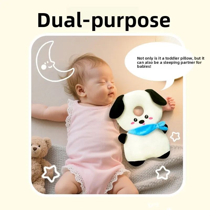 Soft Cartoon Baby Head Protector Backpack AntiFall Toddler Head Protection Pillow With Adjustable 2