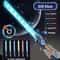 DoubleHead Telescopic LED Laser Sword Rotating 2in1 Light Saber Toy For Kids Adults 2