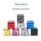 Metal Cube Fidget Gyroscope Silent Bearing Spinner For Stress Relief Focus 4