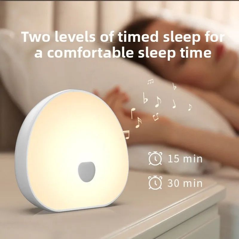 Rechargeable White Noise Machine With RGB Touch Night Light Sleep Sound Baby Sleep Aid Lamp 5