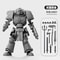 3D Printed MultiJointed Warrior Action Figure DIY Model Kit With Weapons Poseable Robot Desk Toy 8