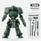 3D Printed MultiJointed Warrior Action Figure DIY Model Kit With Weapons Poseable Robot Desk Toy 10