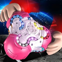 9-sided finger gyro fidget toy disk - anti-stress sensory spinner for focus & calm