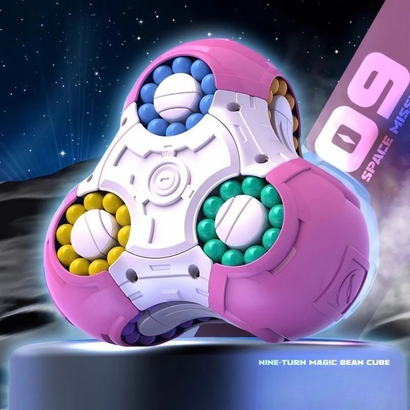 9Sided Finger Gyro Fidget Toy Disk AntiStress Sensory Spinner For Focus Calm 2