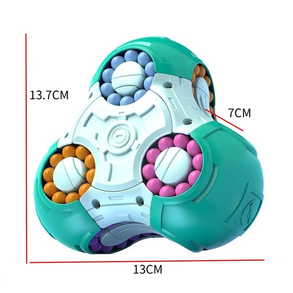 9Sided Finger Gyro Fidget Toy Disk AntiStress Sensory Spinner For Focus Calm 5