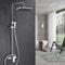 12Inch Rain Shower Head And Handheld Combo High Pressure 3Mode Bathroom Shower Set 0