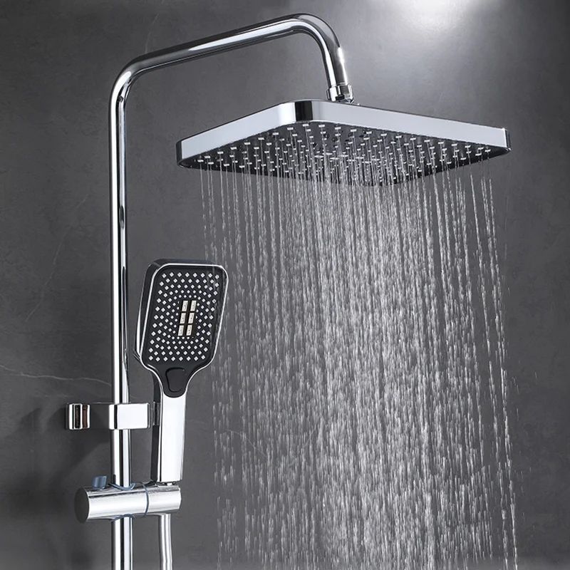 12Inch Rain Shower Head And Handheld Combo High Pressure 3Mode Bathroom Shower Set 1