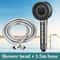 High Pressure Filtered Shower Head With 4 Spray Modes AntiLeak WaterSeal Boost System 17