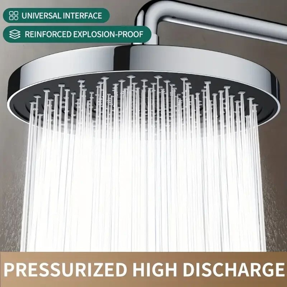 LargeFlow 10 Inch Rainfall Shower Head High Pressure WaterSaving Top Sprayer 2