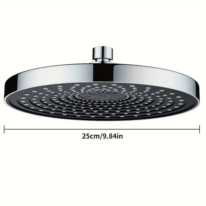 LargeFlow 10 Inch Rainfall Shower Head High Pressure WaterSaving Top Sprayer 7