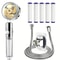 TurboSpin High Pressure Handheld Shower Head With Filter 360 Rotating WaterSaving Turbo Fan Spray 13