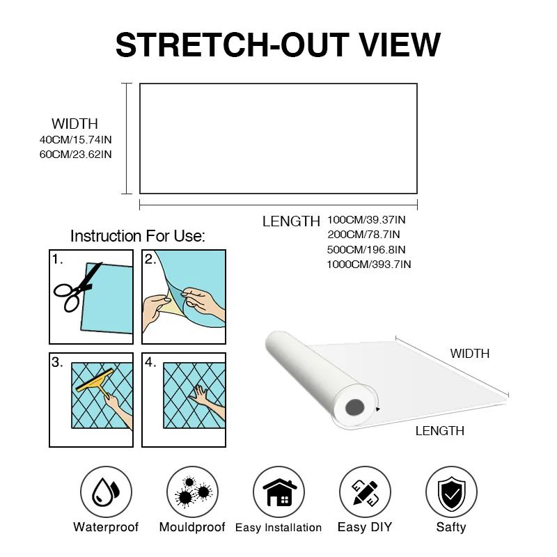 Wood Grain Peel Stick Cabinet Film Waterproof FlameRetardant Kitchen Renovation Wrap 5