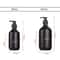 Matte Black Refillable Pump Dispenser Bottle 300500ml For Soap Shampoo Lotion 5