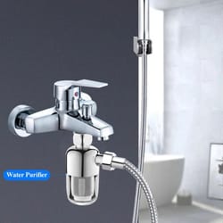 warmguard water heater pre-filter - anti-scaling sediment filter with stainless steel mesh for 1/2" inlet