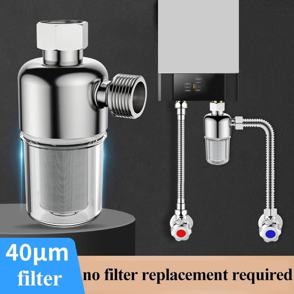 WarmGuard Water Heater PreFilter AntiScaling Sediment Filter With Stainless Steel Mesh For 12 Inle 4