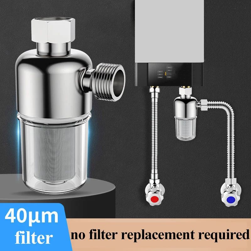 WarmGuard Water Heater PreFilter AntiScaling Sediment Filter With Stainless Steel Mesh For 12 Inle 4