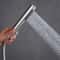 HotelStyle Stainless Steel Booster Shower Head High Pressure Handheld Universal Upgrade 1
