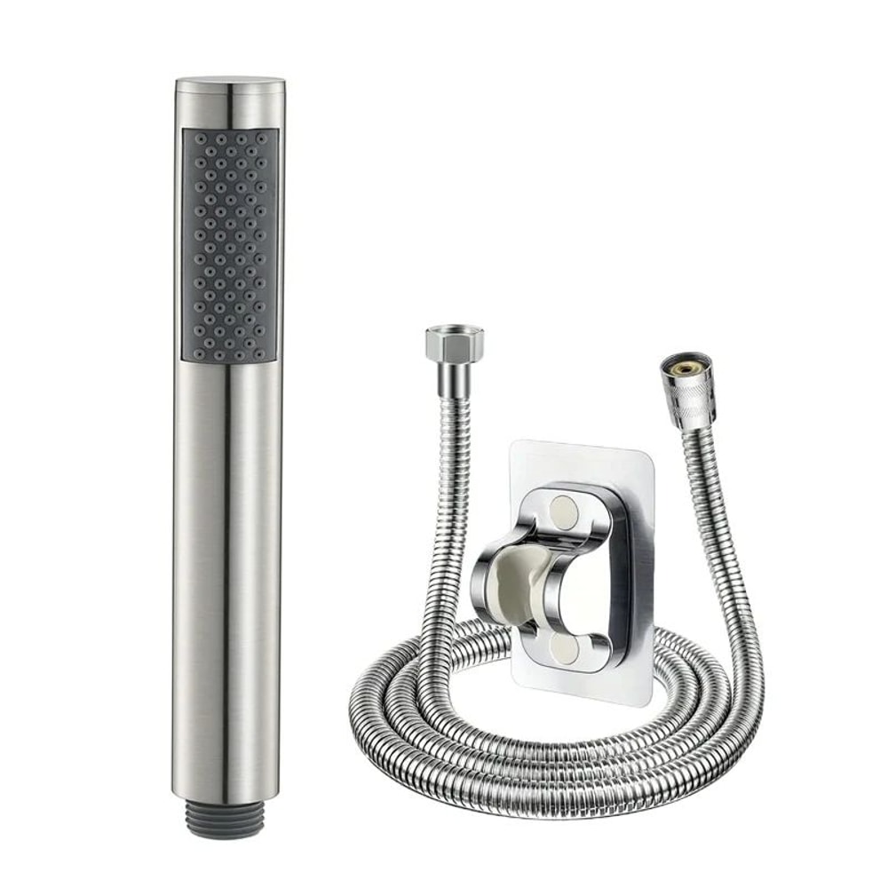 HotelStyle Stainless Steel Booster Shower Head High Pressure Handheld Universal Upgrade 10