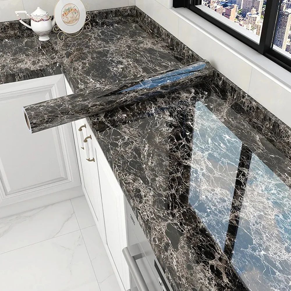 HeatShield Peel Stick Backsplash Film Waterproof Tile Stickers OilProof Kitchen Wallpaper For Cab 4