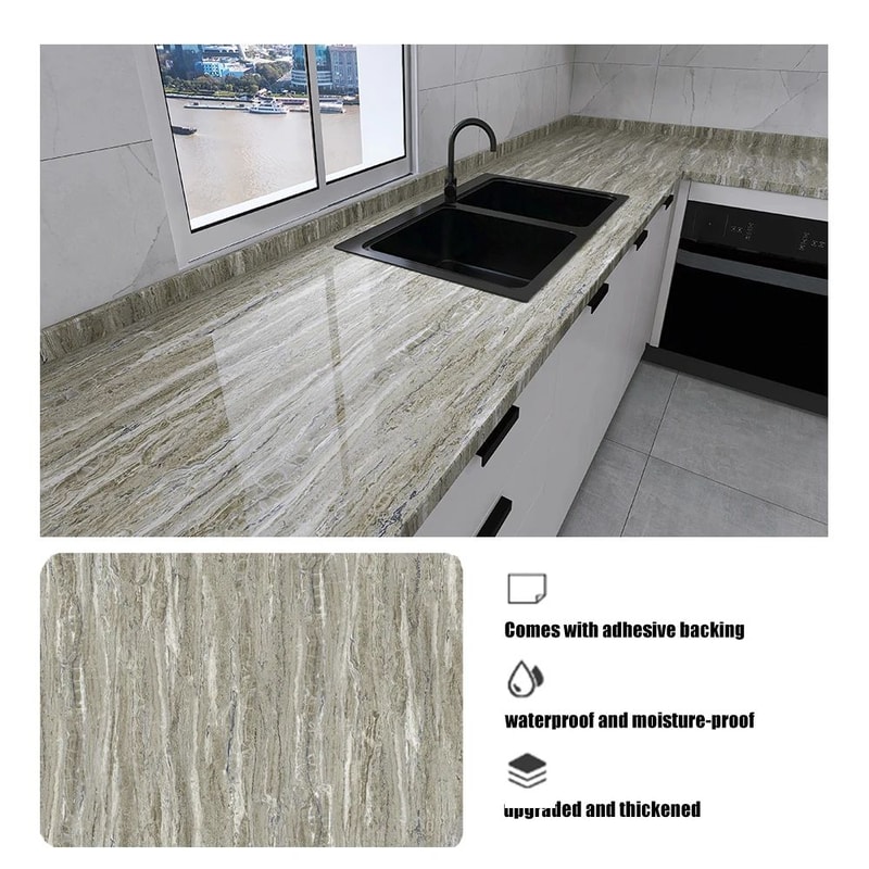 HeatShield Peel Stick Backsplash Film Waterproof Tile Stickers OilProof Kitchen Wallpaper For Cab 12