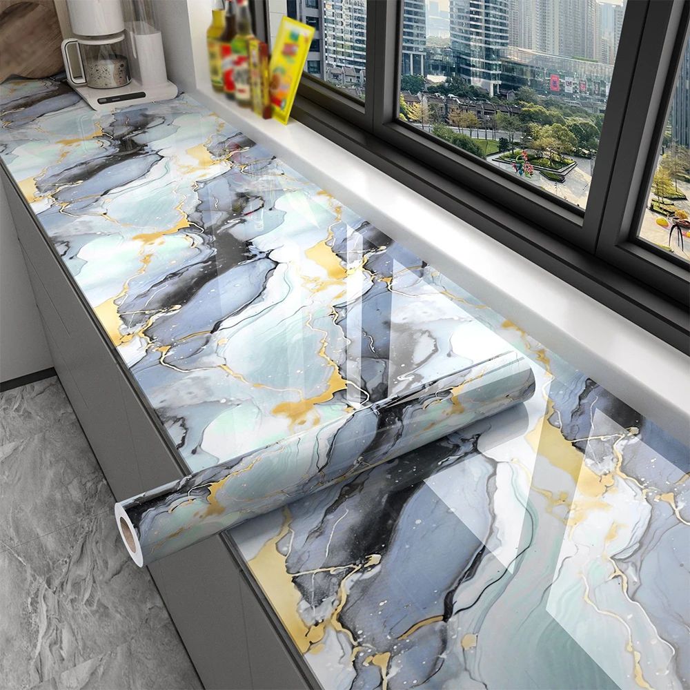 HeatShield Peel Stick Backsplash Film Waterproof Tile Stickers OilProof Kitchen Wallpaper For Cab 15