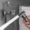 HighPressure Toilet Spray Gun Kit With 1in2Out Diverter Valve Handheld Bidet Sprayer 3