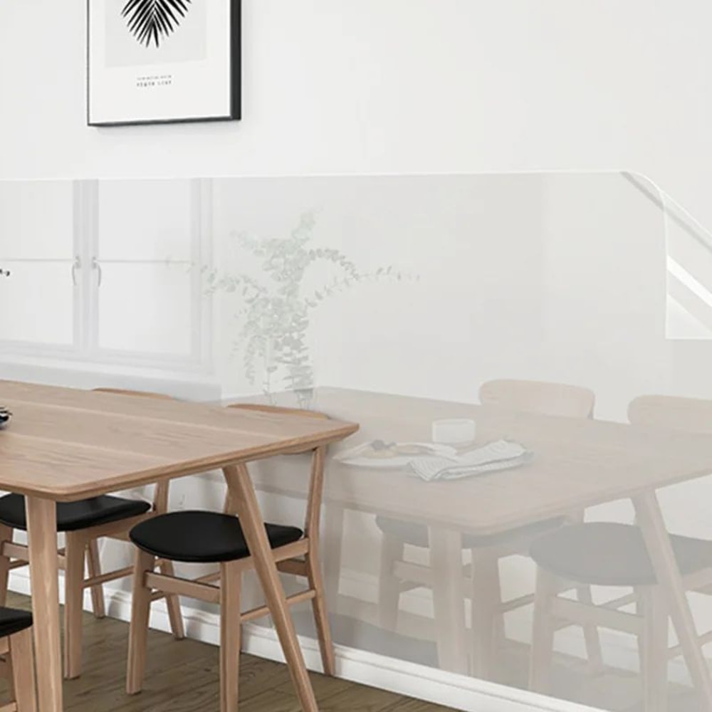 Electrostatic Clear Wall Protector Film OilProof AntiScuff Removable Wall Protection Sticker 2