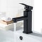 Modern Matte Black Stainless Steel Square Hot And Cold Basin Faucet Sleek Kitchen Bathroom Mixer 0