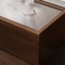 Black Walnut Wooden Tissue Box Drawer Decorative Tissue Holder Desktop Organizer 2
