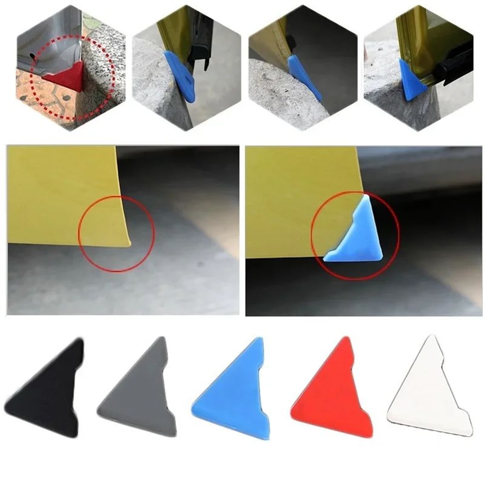 Silicone Car Door Corner Guard 2Pack 90 Degree Door Edge Protector AntiScratch Bumper Covers 0