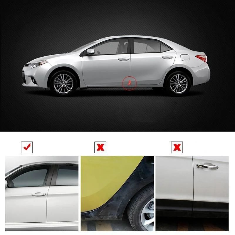 Silicone Car Door Corner Guard 2Pack 90 Degree Door Edge Protector AntiScratch Bumper Covers 2