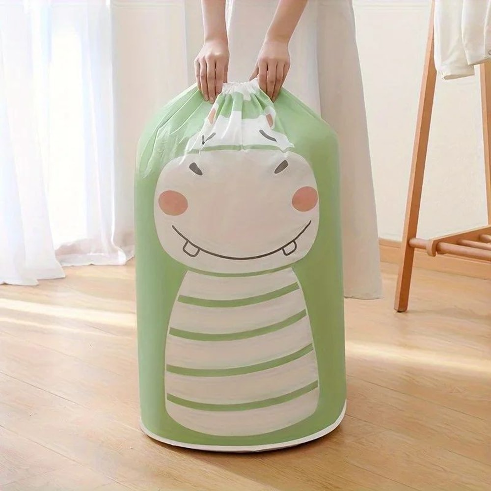 Waterproof Quilt Storage Bag MoistureProof Blanket Storage Organizer With Drawstring Closure For C 1