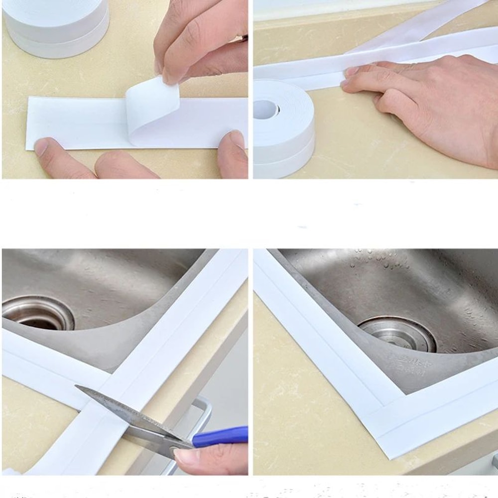 Waterproof Sealing Tape Caulk Strip MoldProof SelfAdhesive Sink Bath Gap Sealing Strip 32m 2