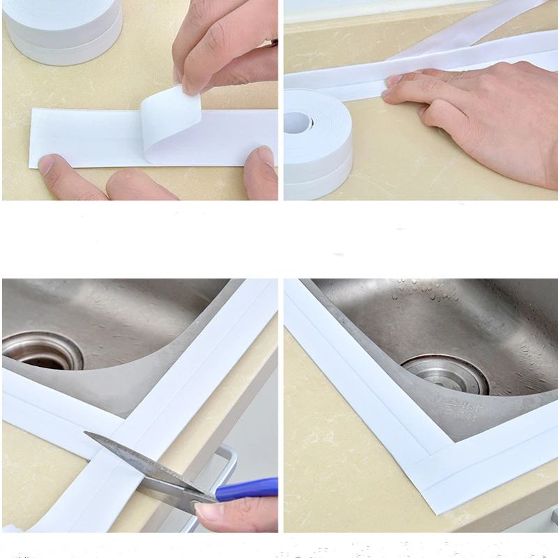 Waterproof Sealing Tape Caulk Strip MoldProof SelfAdhesive Sink Bath Gap Sealing Strip 32m 2