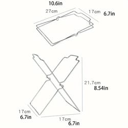 collapsible multifunctional bag holder & plastic bag holder stand – countertop bag drying rack and smart kitchen organiz