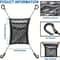 3Layer Car Seat Gap Organizer Mesh Net Pocket Barrier For Front Seats 1