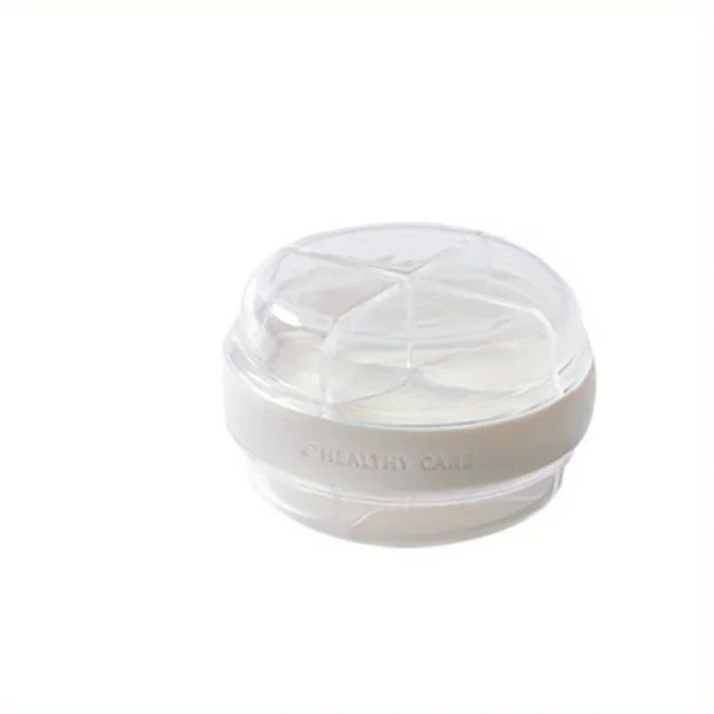 MoistureProof Portable Pill Organizer 4Color Divided Travel Pill Case Daily Medication Storage Box 9