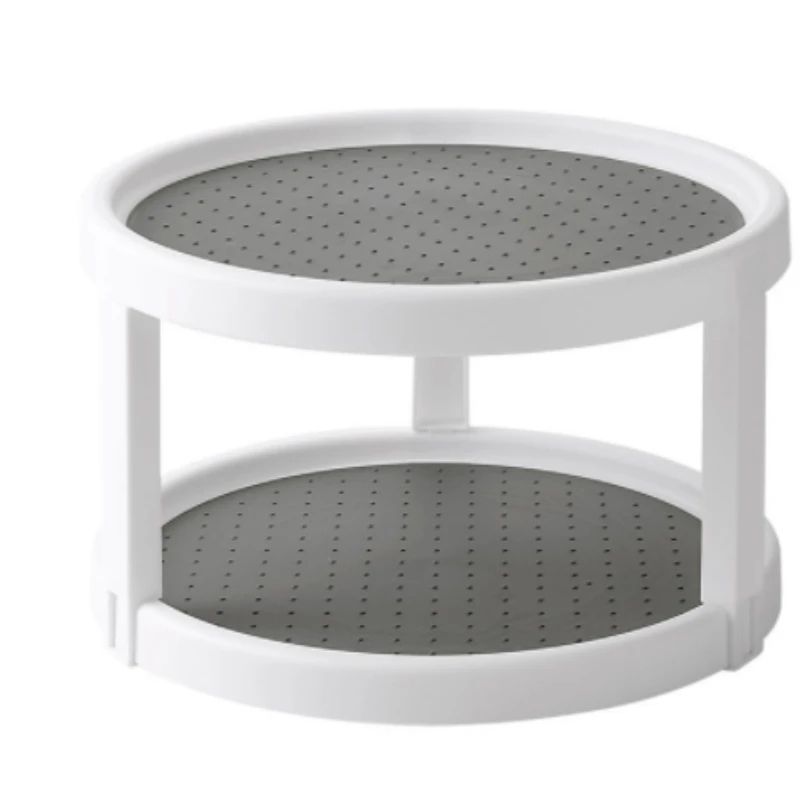 360 Rotating Spice Rack Organizer Lazy Susan Turntable For Cabinets Countertops 3