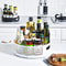 360 Rotating Spice Rack Organizer Lazy Susan Turntable For Cabinets Countertops 4
