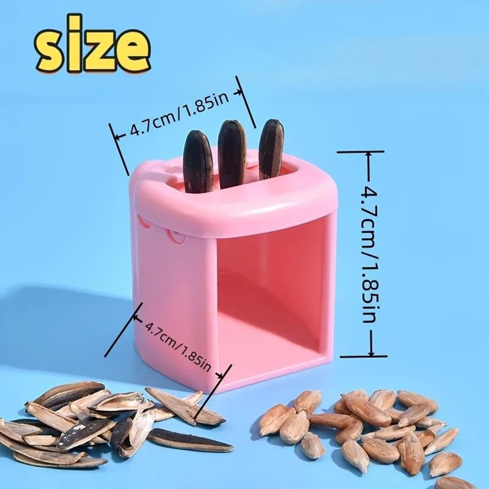 2Pack Manual Sunflower Seed Sheller Clip Fast Sunflower Seed Splitter Peeler Tool 2