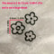 Flower Car Decal Set 3PCS Waterproof Car Mirror Stickers Bumper Decoration Stickers For A Cute 1