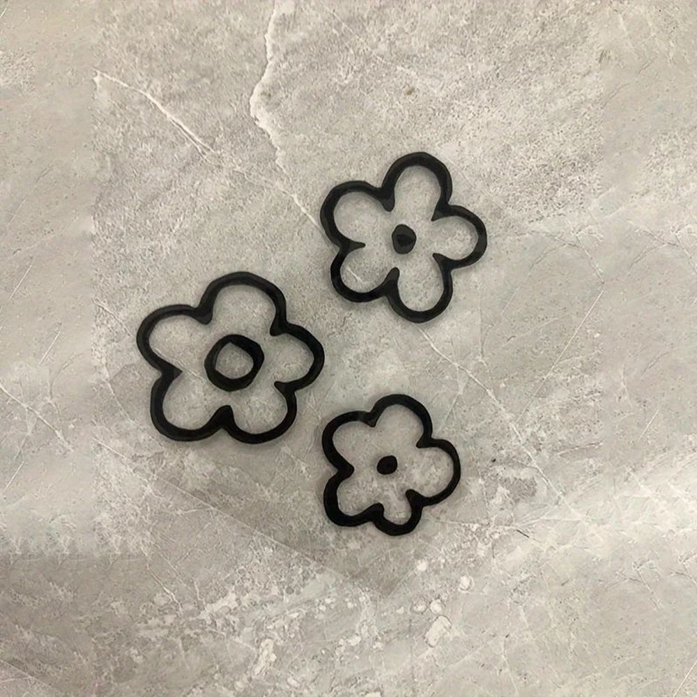 Flower Car Decal Set 3PCS Waterproof Car Mirror Stickers Bumper Decoration Stickers For A Cute 5