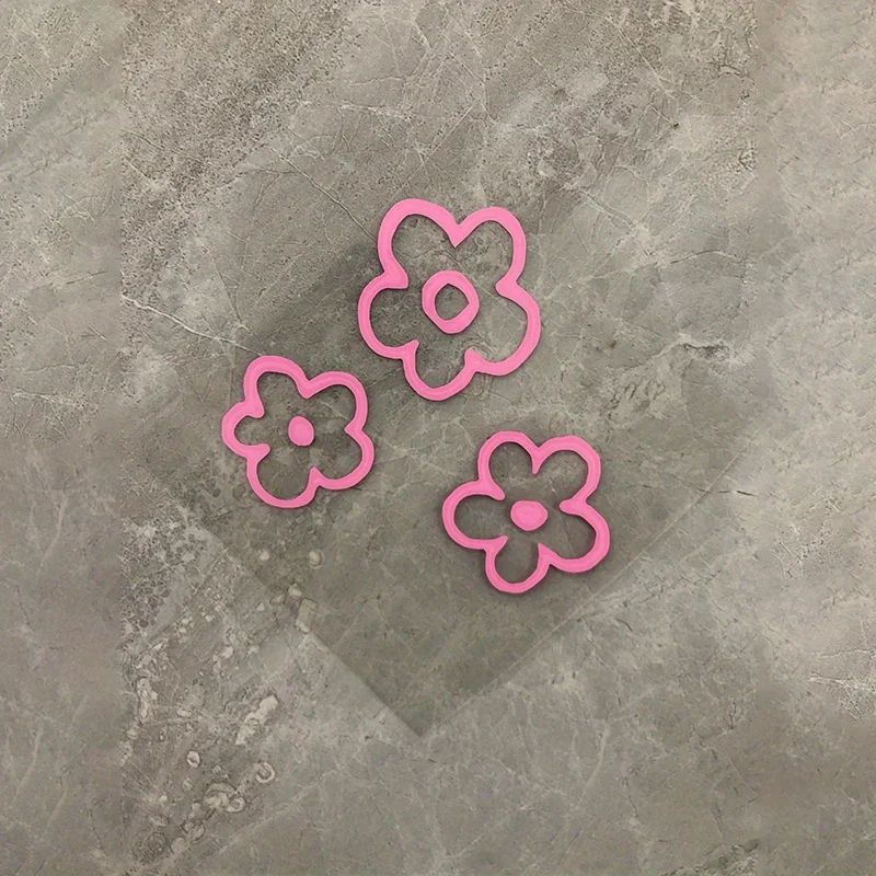 Flower Car Decal Set 3PCS Waterproof Car Mirror Stickers Bumper Decoration Stickers For A Cute 7